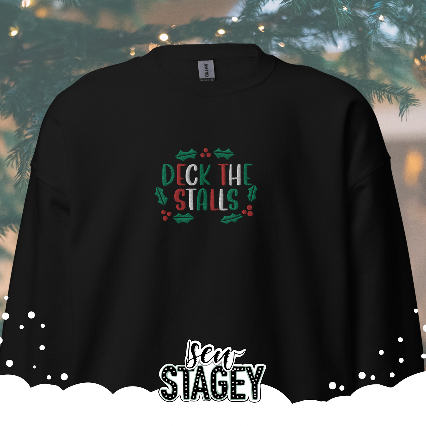 Deck the Stalls Christmas Jumper